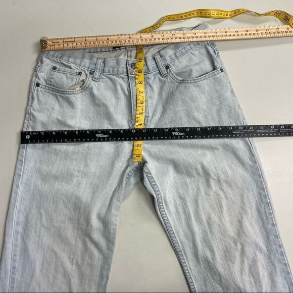 OLD NAVY Men’s Straight Light Wash Jeans, Blue, Size 33/32, 100%COTTON - Picture 2 of 8